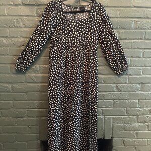 Who What Wear Polka Dot Dress